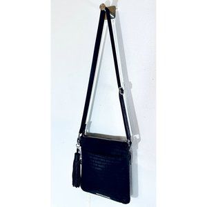 Steve Madden Logo Black Crossbody Bag